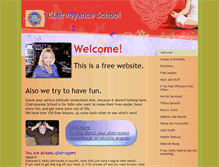 Tablet Screenshot of clairvoyanceschool.com